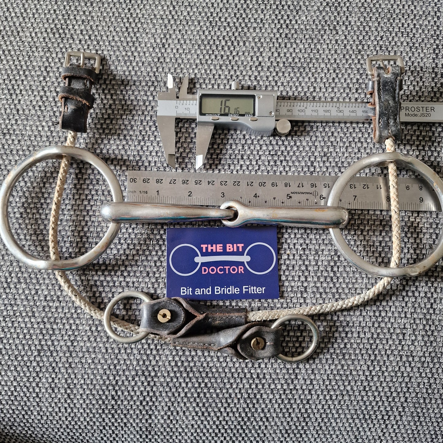 6" jointed balding gag bit B288