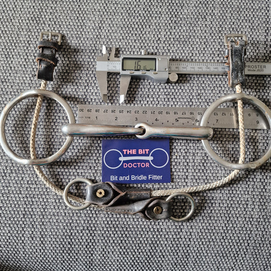 6" jointed balding gag bit B288