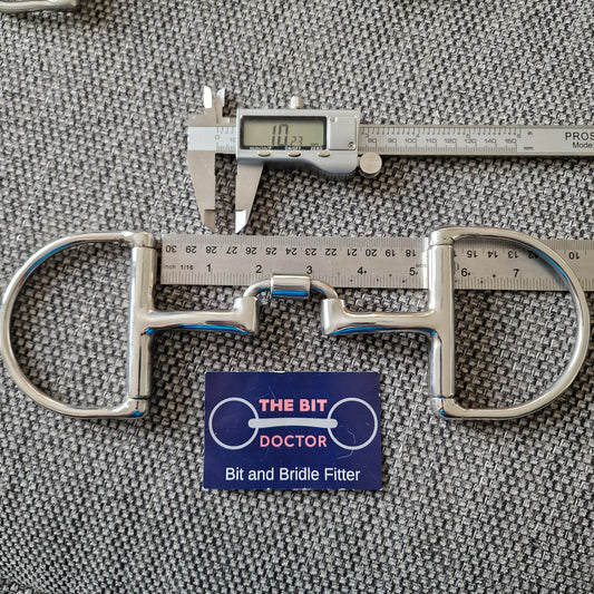5" new Myler d-ring MB27-pb correctional snaffle bit B931