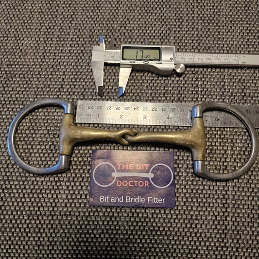 4.75" Sprenger RS dynamic jointed Eggbutt Snaffle Bit B1029