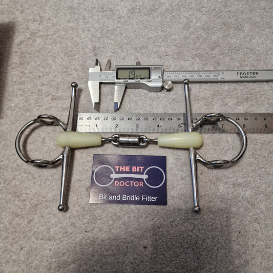 5" happy mouth centre revolver lozenge nelson gag Bit New B1669