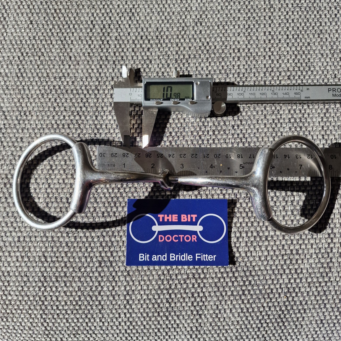 5" Horsemanship saddery Lip relief orbit jointed loose ring snaffle Bit B1479