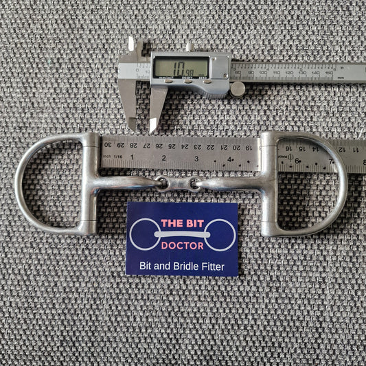 4.75" myler mb10 french link d-ring snaffle Bit B1292
