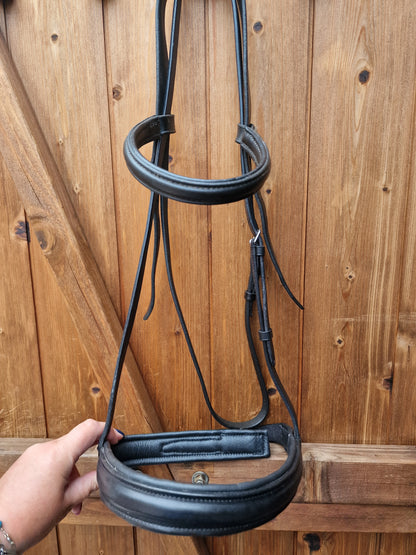 Full black Stubben cavesson Bridle A58