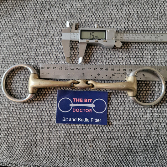 5.75" sprenger dynamic RS kk ultra lozenge eggbutt bradoon snaffle Bit B1532