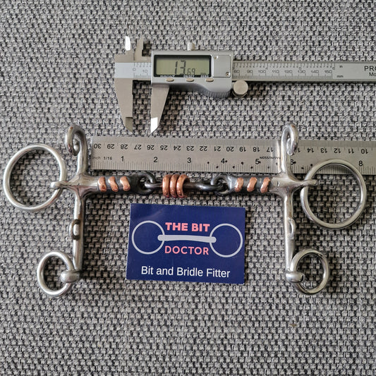 5.5" abbey custom tom thumb show pelham bit B961