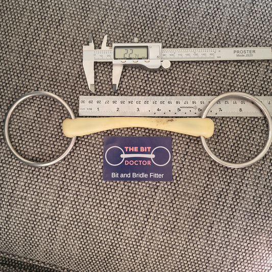 5.75"  nathe flexi mullen Loose ring snaffle bit B942