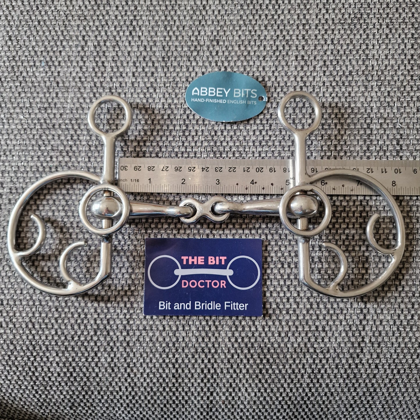 5" new abbey custom french link kimblewick butterfly flip bit B593