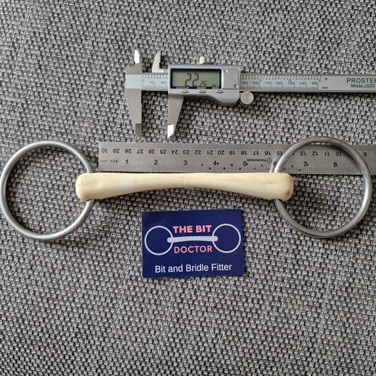 5.75" Nathe flexi mullen loose ring snaffle bit B231