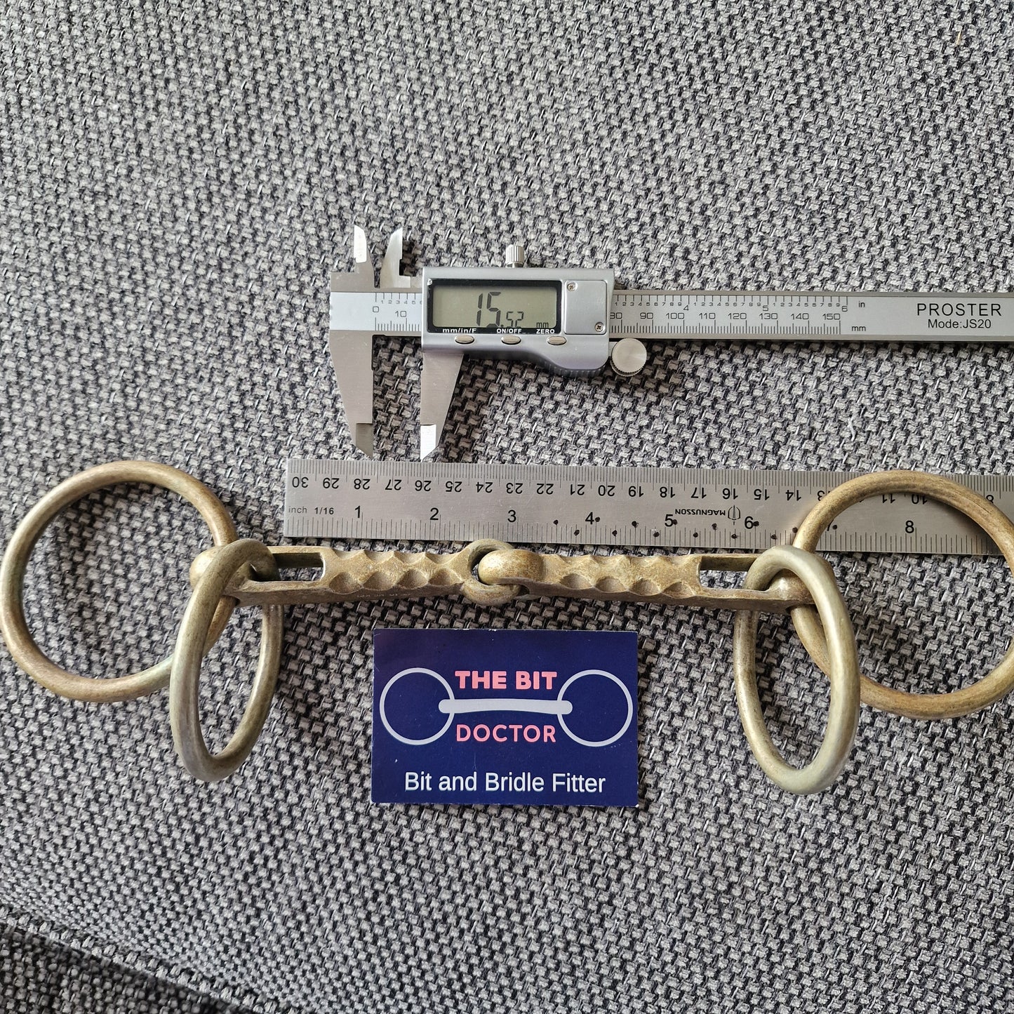 5.75" nickel scorrier cornish snaffle bit B887