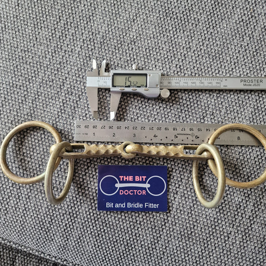 5.75" nickel scorrier cornish snaffle bit B887