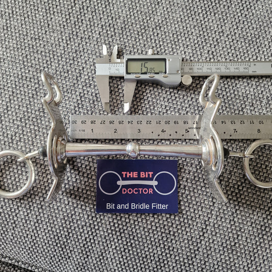 5.25" wellep jointed snaffle bit B70