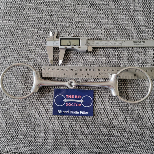 5.75"  sleeve jointed Loose ring snaffle bit B942