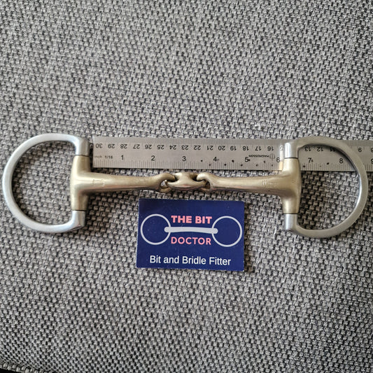 6" sprenger RS Dynamic lozenge eggbutt snaffle bit B84