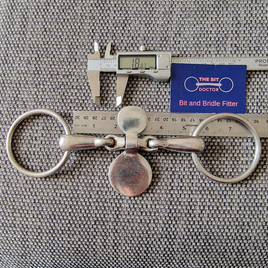 5.25" spinner loose ring snaffle Bit B1293