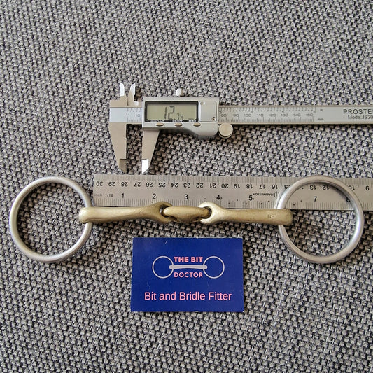 5.75" neue schule starter bradoon loose ring snaffle bit B735