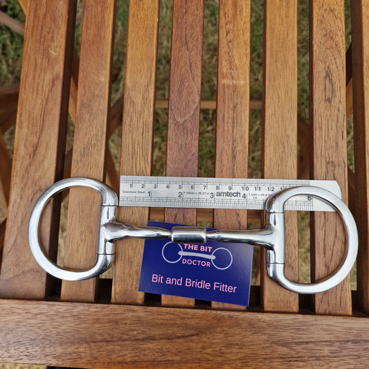 4.5" expert bits comfy barrel eggbutt snaffle bit B339