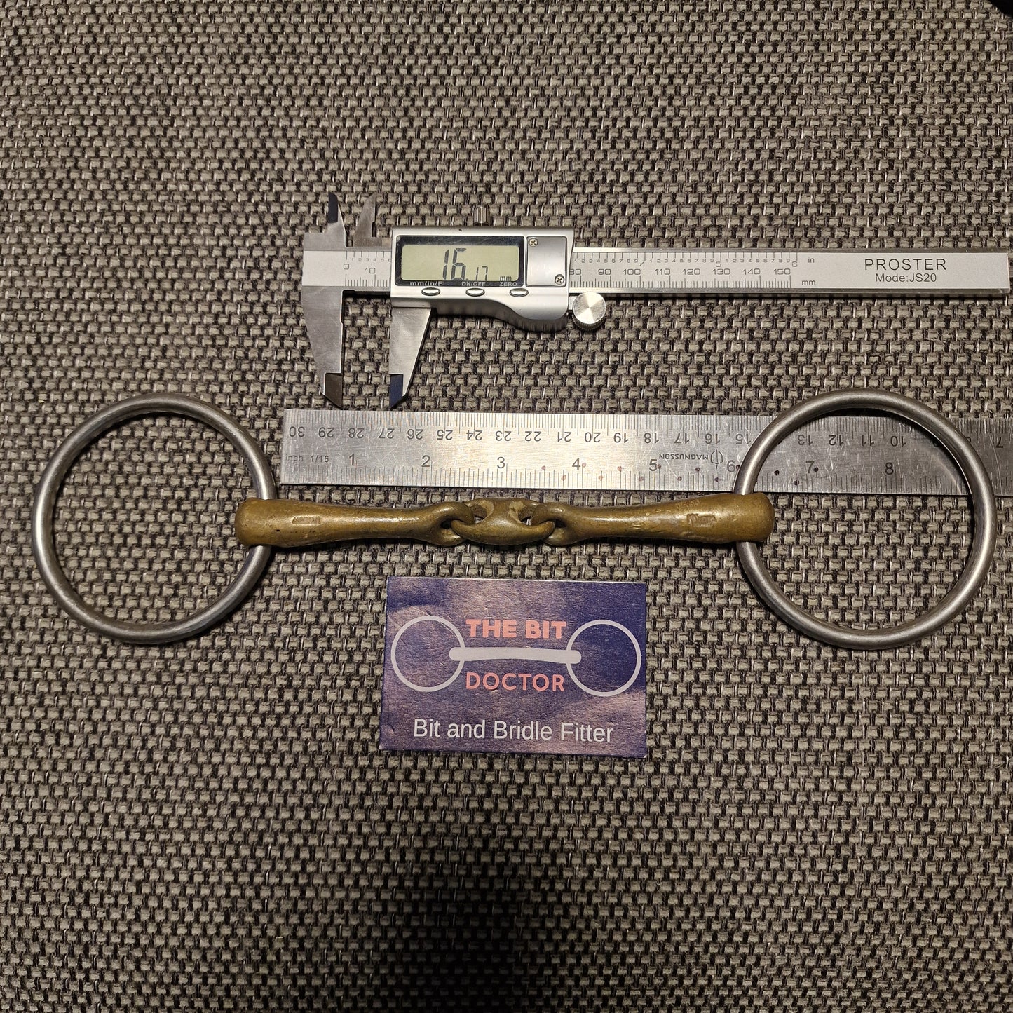 5.75" sprenger kk ultra loose ring lozenge snaffle bit B344
