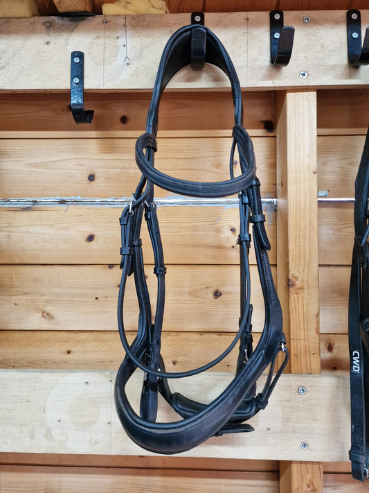 Cob black heritage anatomical bridle