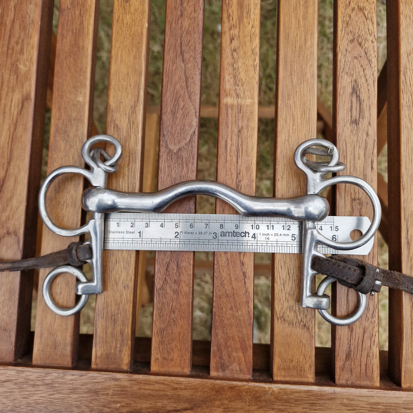 5" fylde neat ported pelham bit B263