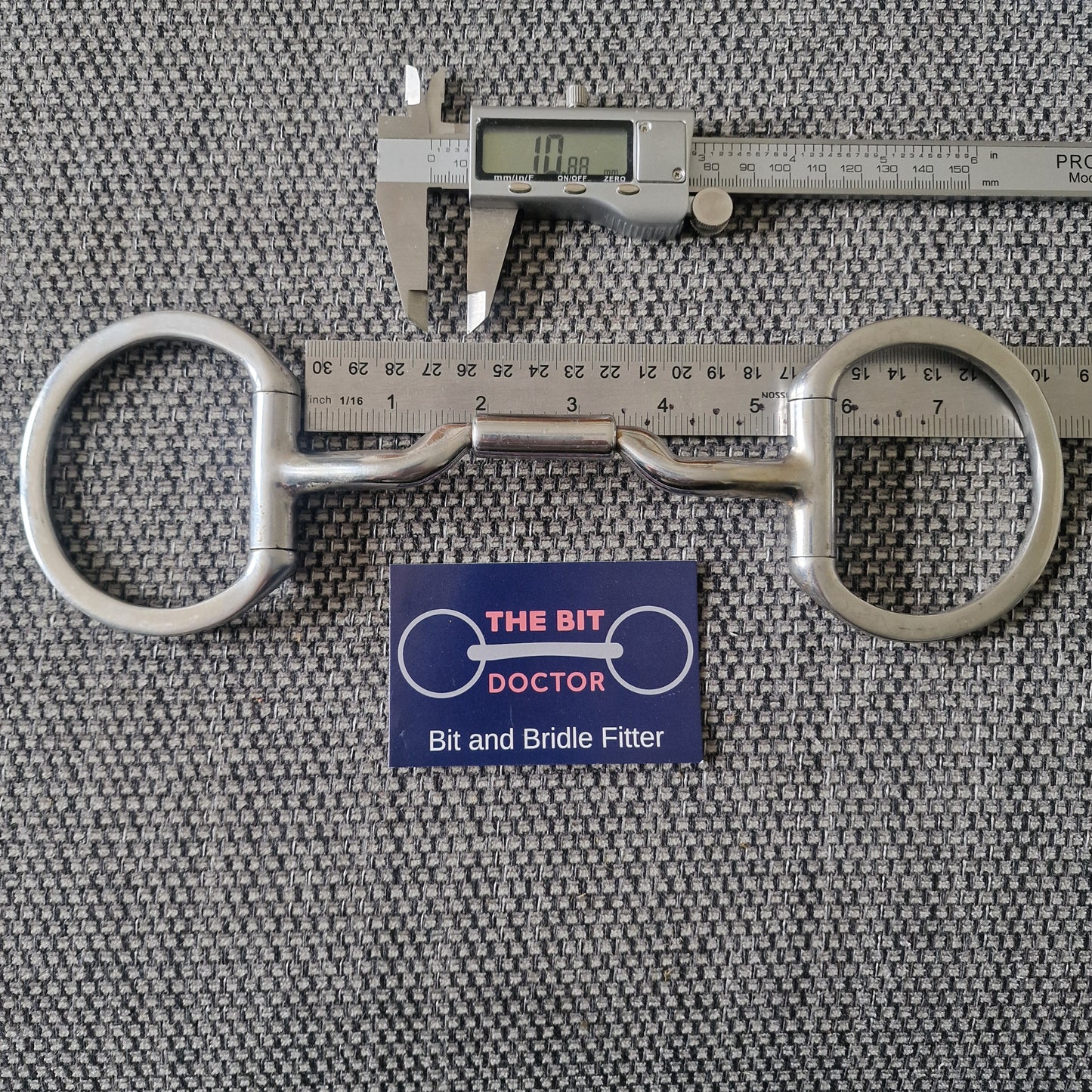 5" myler mb06 low port comfort barrel eggbutt snaffle Bit B1640