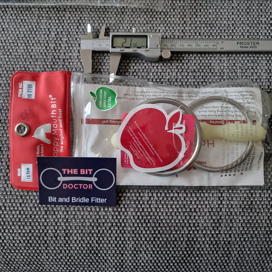 5.25" new happy mouth loose ring mullen Snaffle bit B423