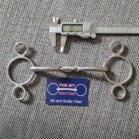 TBD locking lozenge universal 2-ring gag bit