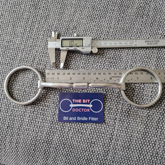 5.5" expert bits comfy barrel loose ring snaffle bit B1253