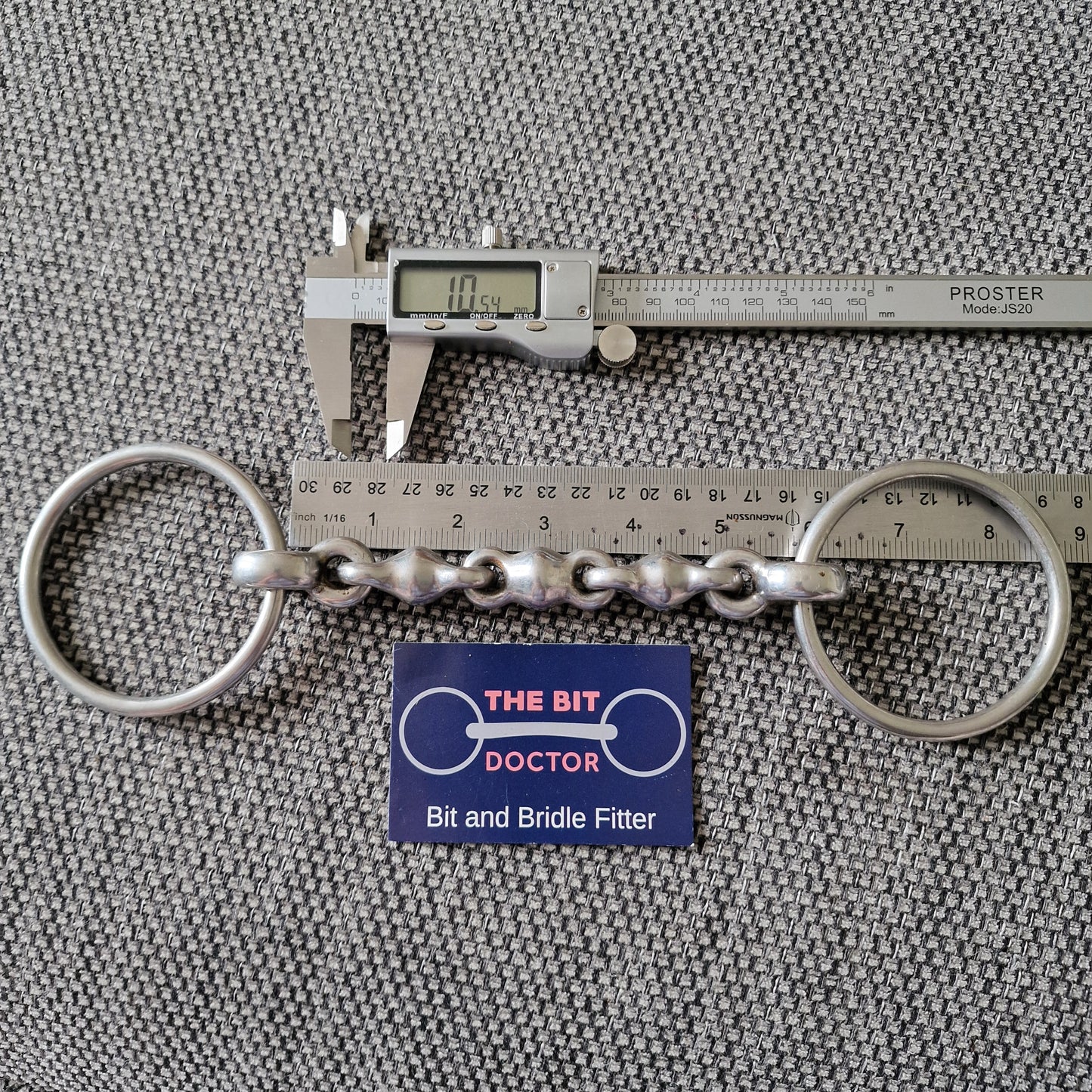 5.75" waterford loose ring snaffle bit B263