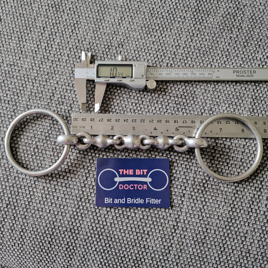 5.75" waterford loose ring snaffle bit B263