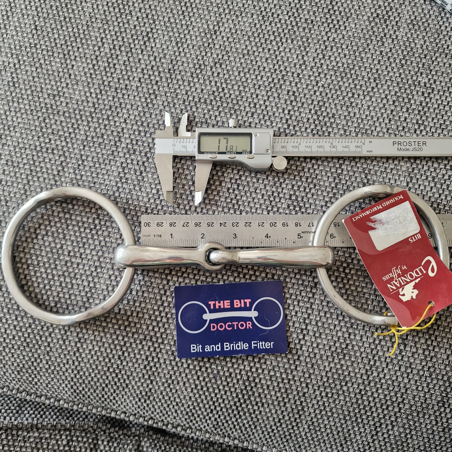 5.25" new Eldonian jointed balding gag bit B441