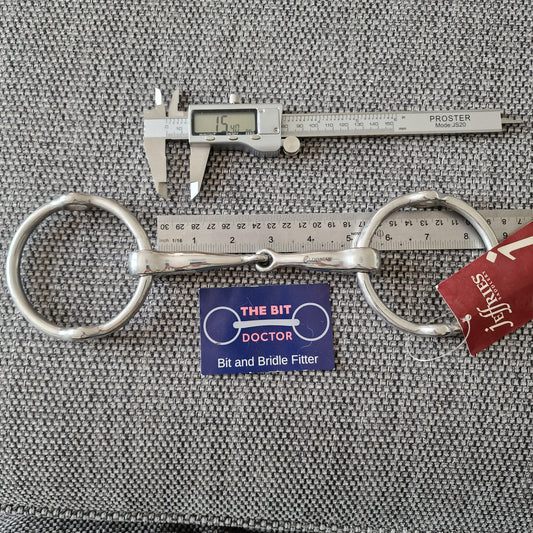 5" new Eldonian jointed balding gag bit B435