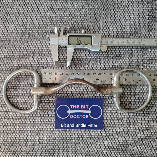 5" trust medium port sweet iron eggbutt snaffle bit B865