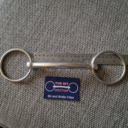 5.75" new Abbey custom mullen loose ring snaffle bit B387