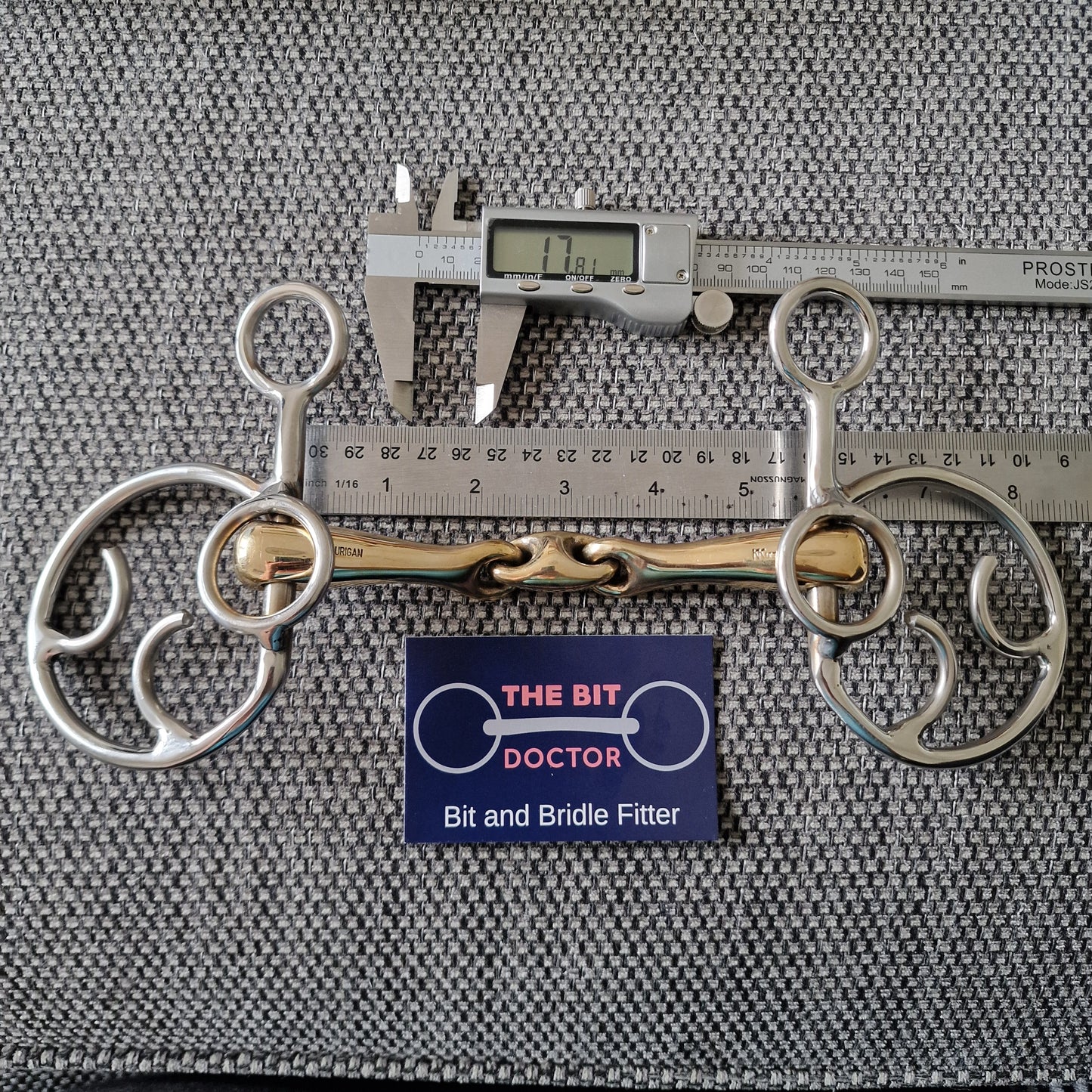 5.5" new Sprenger KK ultra Lozenge butterfly flip kimblewick bit B811