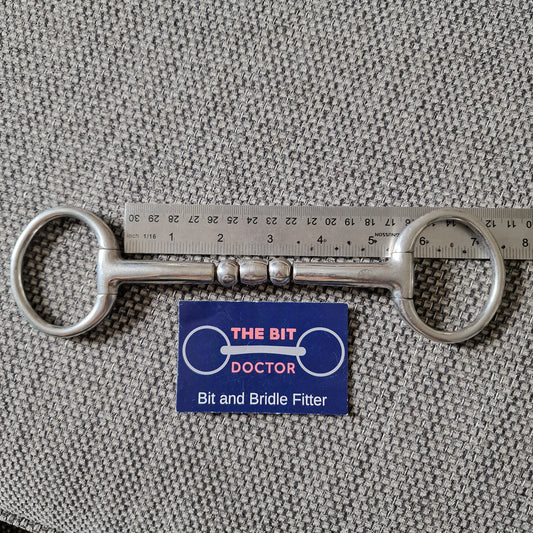 5" / 5.25" informed designs ky rotary doubler lozenge eggbutt snaffle Bit B1833
