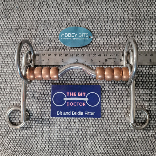 6" new abbey custom copper roller swales pelham bit B797