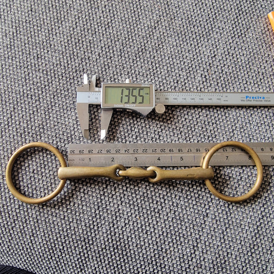 5.75" Spenger KK loose ring lozenge bradoon snaffle bit B347