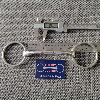 5" expert bits comfy mullen barrel loose ring snaffle bit B512