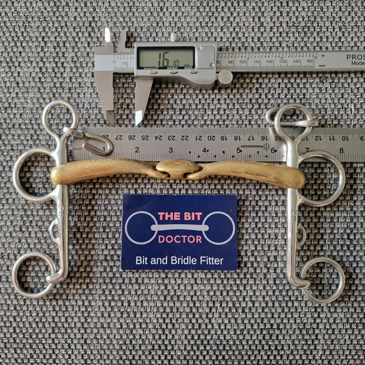 XL 6" 6.25" neue schule turtle top pelham bit B682