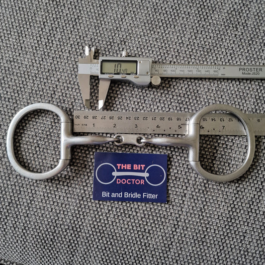 5.25" myler mb10 french link eggbutt snaffle Bit B1441