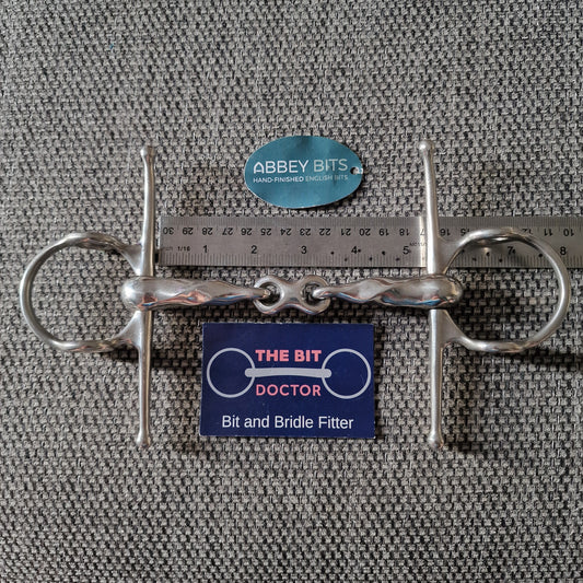 5.25" new Abbey custom slow twisted french link nelson gag Bit B1557