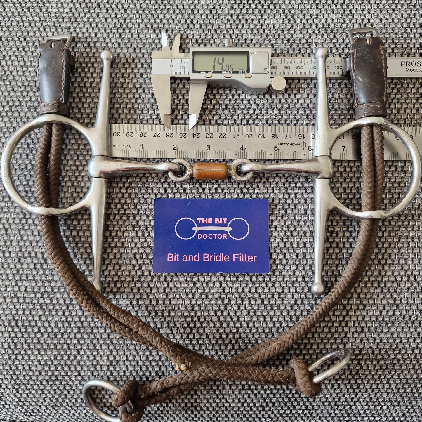 6" copper roller link nelson gag Bit B1542