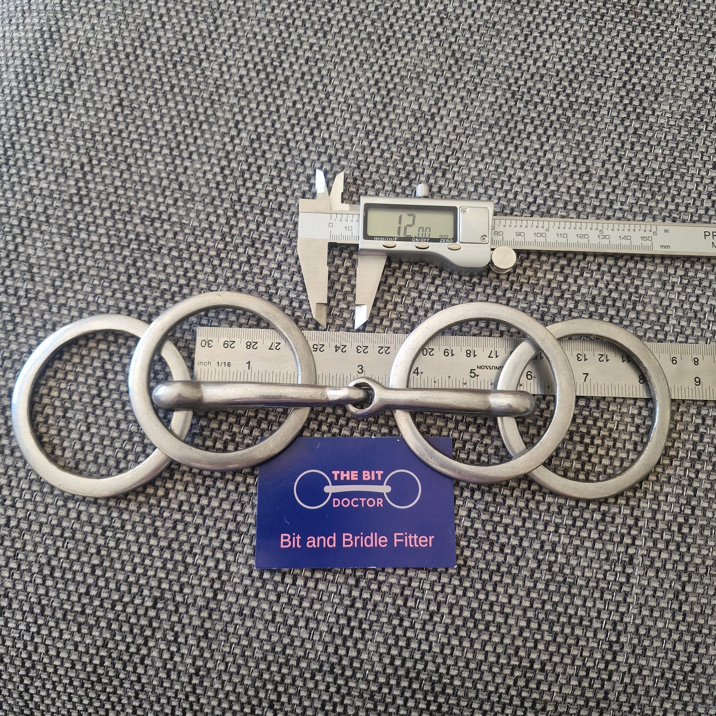 5.25" wilson jointed snaffle Bit B1266
