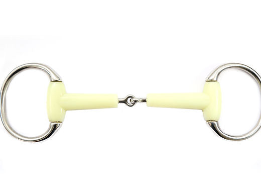 Apple jointed Eggbutt snaffle bit