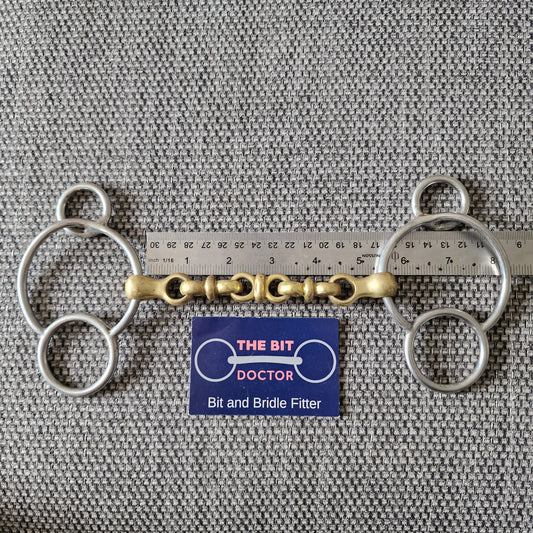 5.25" neue schule waterford universal gag bit B158