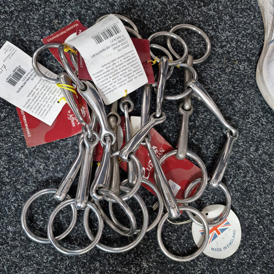 Clearance New Loose ring jointed bradoon Snaffle Bit