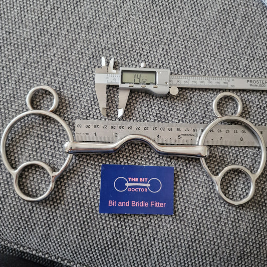 5.75" custom made magic cambridge port 2.5 universal gag Bit B1450