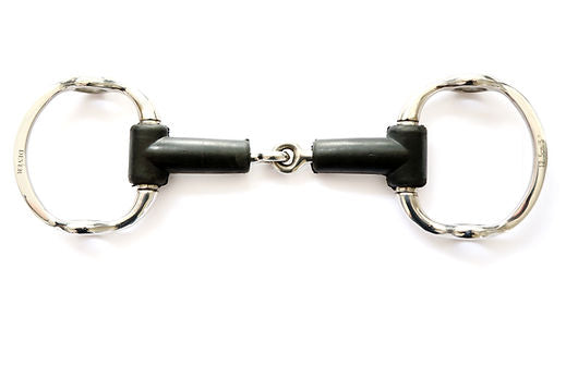 Rubber Jointed cheltenham gag bit
