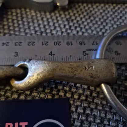 5" Neue Schule starter older loose ring lozenge snaffle bit B769